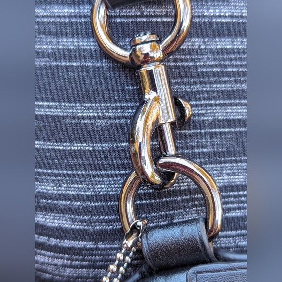 Coach x Selena Gomez Bunny Belt Bag in Black Color.